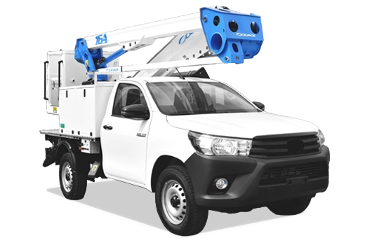 Pick Up con cestello 14m - Alquiber